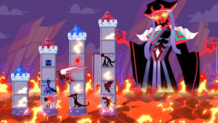 Hero Castle War Tower Attack android App screenshot 1